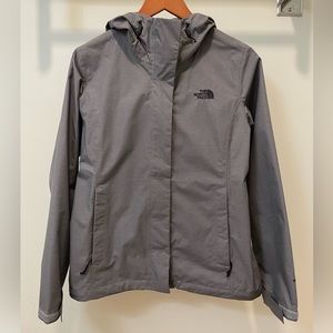 The North Face Rain Jacket. Wind protection. Waterproof. Hooded. Breathable.